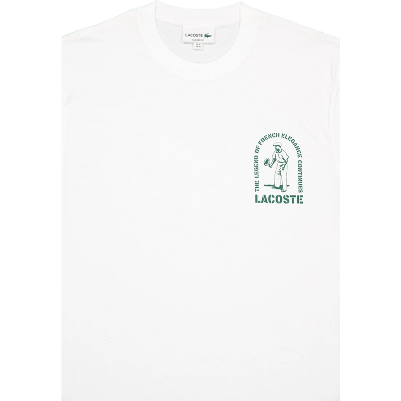 Printed Cotton T-shirt White