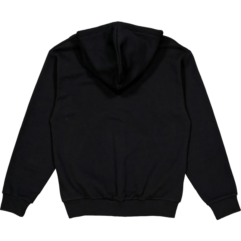 Zip-up Fleece Hoodie Black