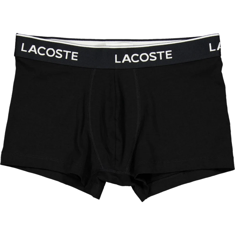 3-Pack Stretch Cotton Trunks BLACK