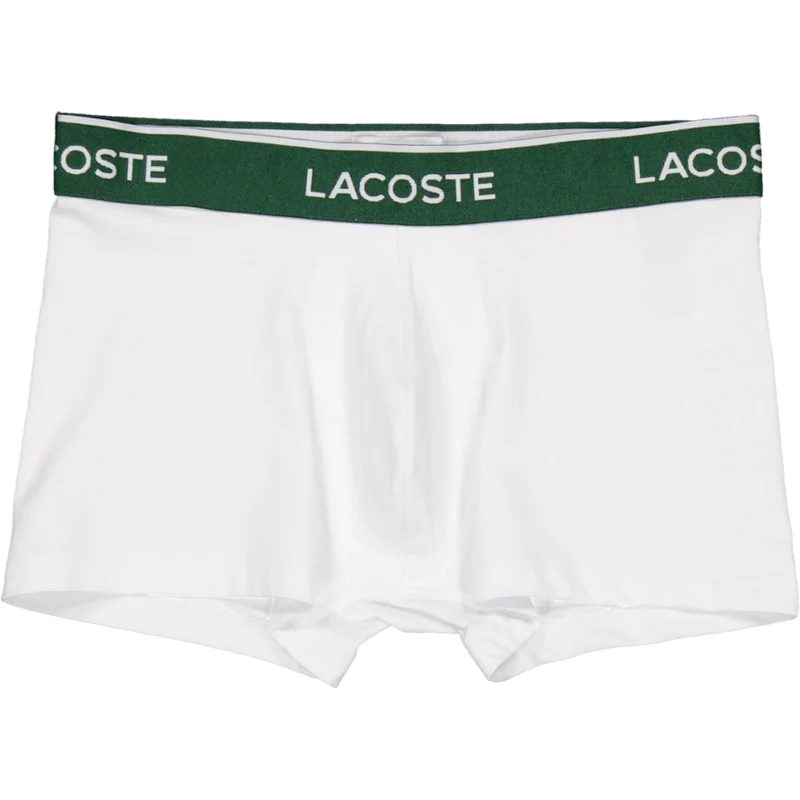 3-pack Stretch Cotton Trunks Black/white-silver Chine
