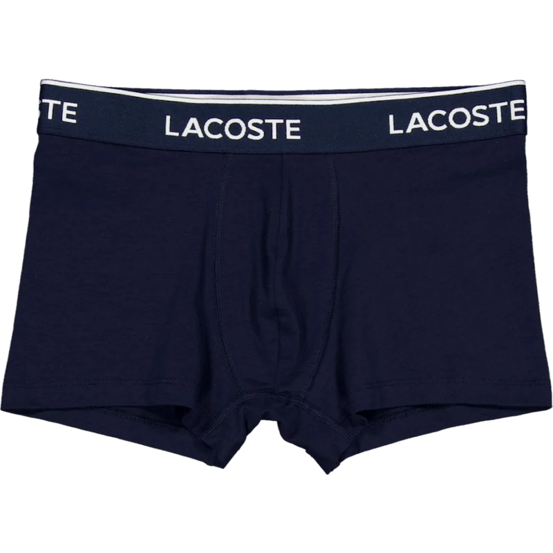 3-pack Stretch Cotton Trunks Navy Blue/green-red-navy Blue