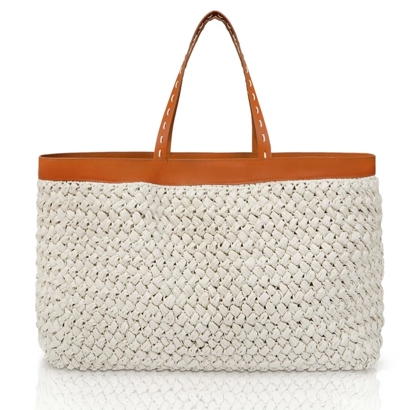 The Gigi Raffia Tote