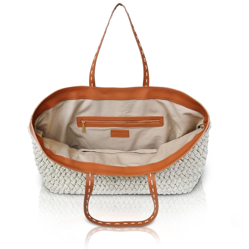 The Gigi Raffia Tote