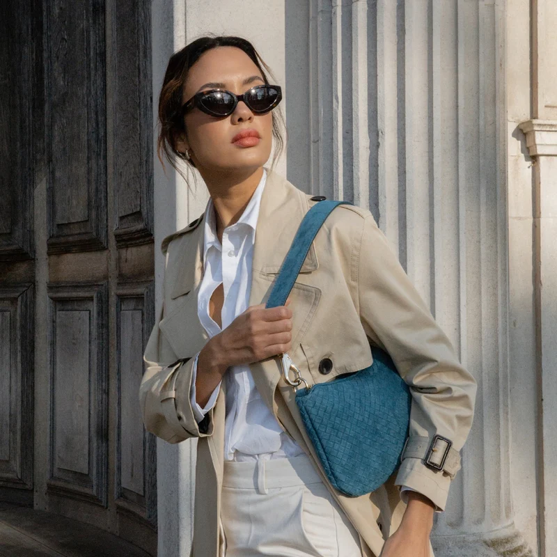 The Belinda Woven Crossbody Bag