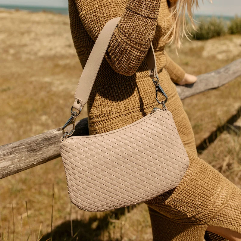 The Belinda Woven Crossbody Bag