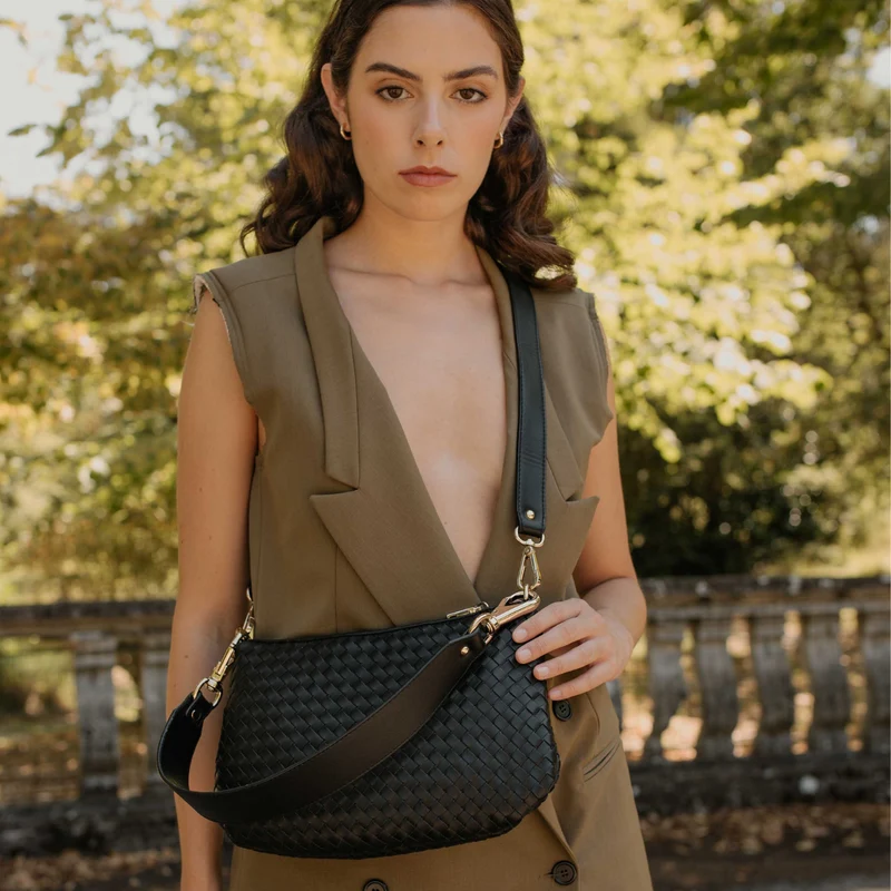 The Belinda Woven Crossbody Bag