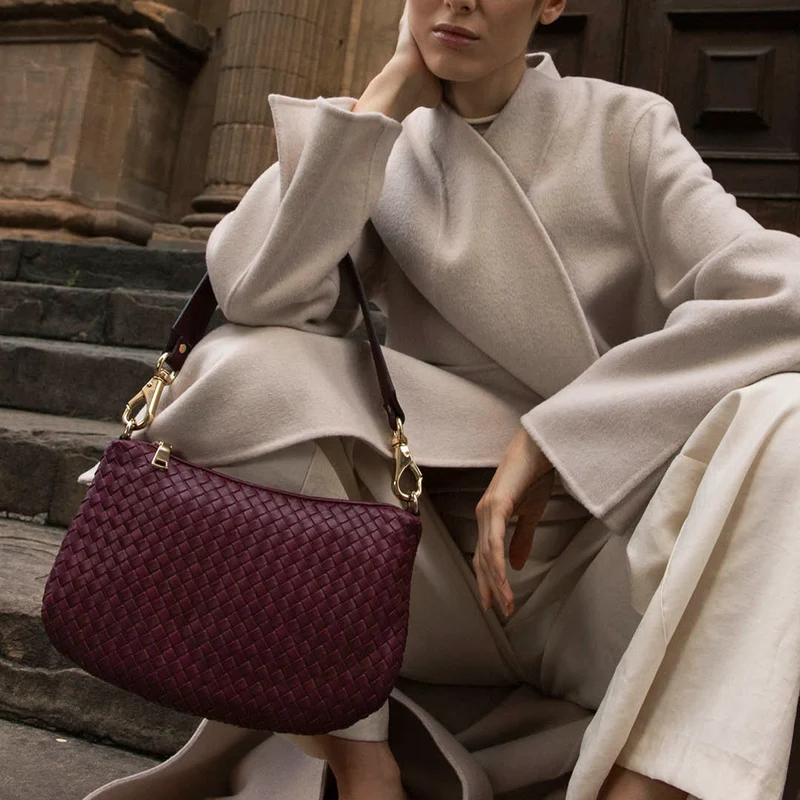 The Belinda Woven Crossbody Bag