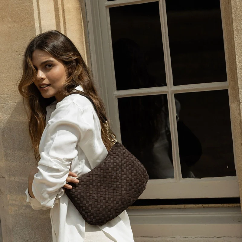 The Belinda Woven Crossbody Bag