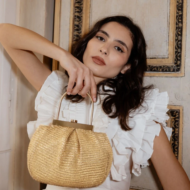 The Morgan Raffia Bag