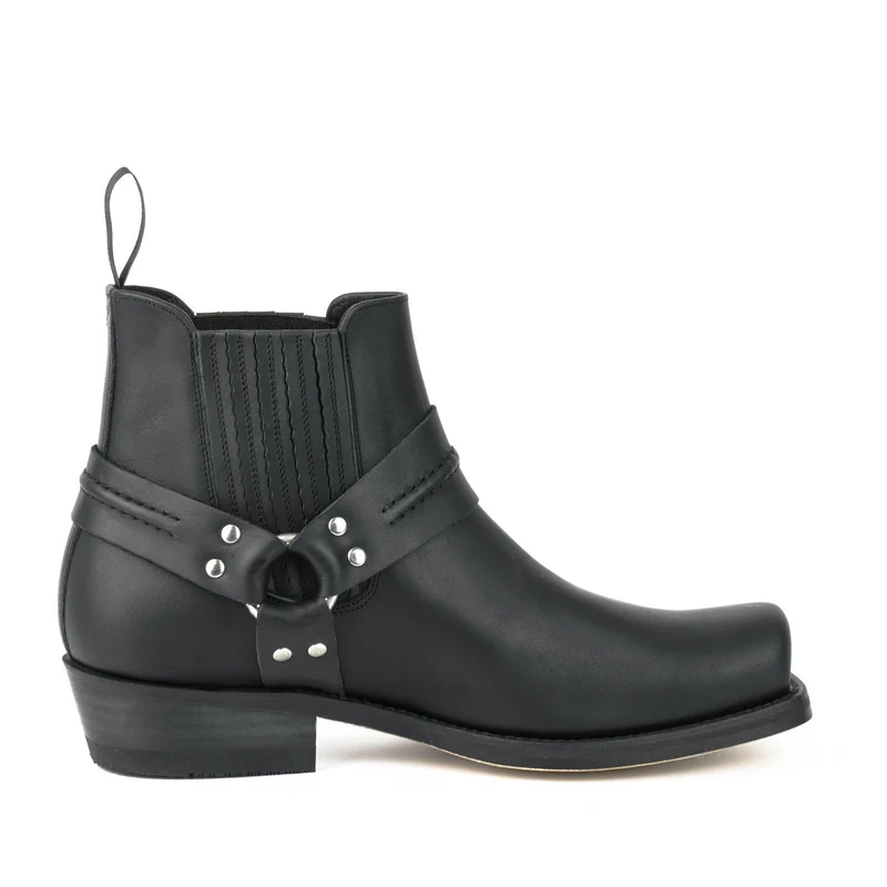 Motorradstiefel für Damen und Herren, Größe 04, Schwarzes Leder | Sofort lieferbar | Größe 39