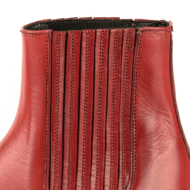 Urban Stiefeletten Damen 2496 Rotes Leder