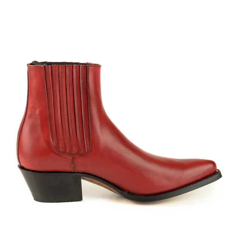 Urban Stiefeletten Damen 2496 Rotes Leder