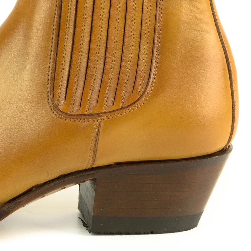 Urban Stiefeletten Damen 2496 Gelbes Leder