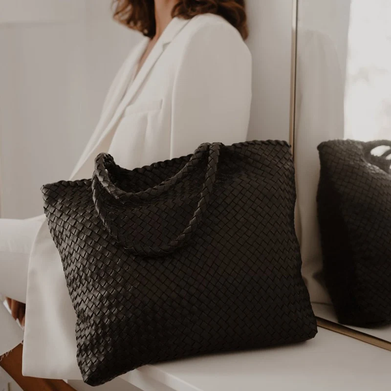 The Classic Elena Woven Handbag