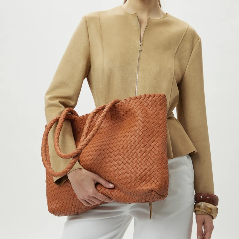 The Classic Elena Woven Handbag
