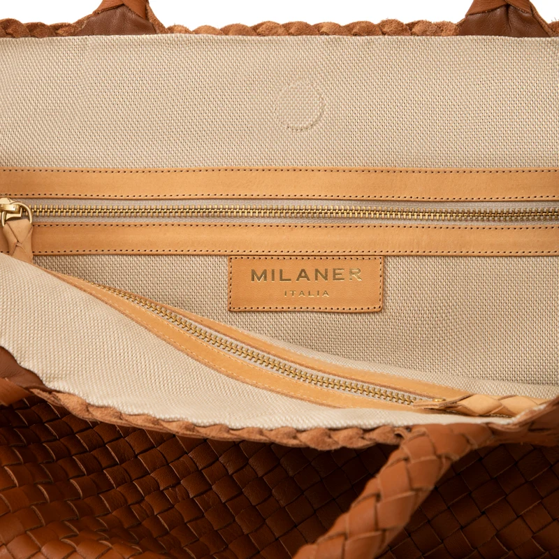 The Classic Elena Woven Handbag
