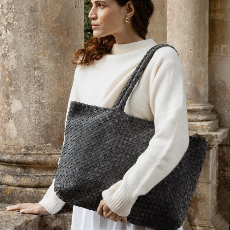 The Classic Elena Woven Handbag