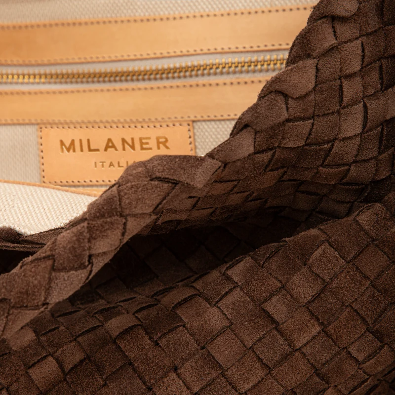 The Classic Elena Woven Handbag