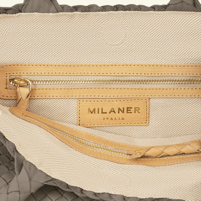 The Mini Elena Woven Handbag