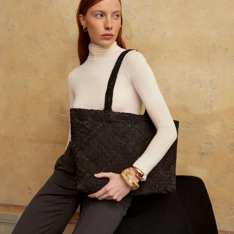 The Classic Elena Woven Handbag