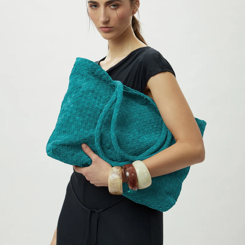 The Classic Elena Woven Handbag