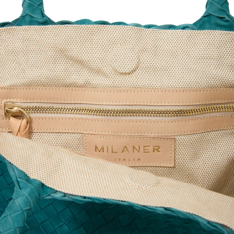 The Classic Elena Woven Handbag
