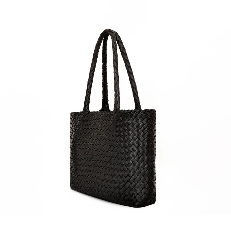 The Mini Elena Woven Handbag