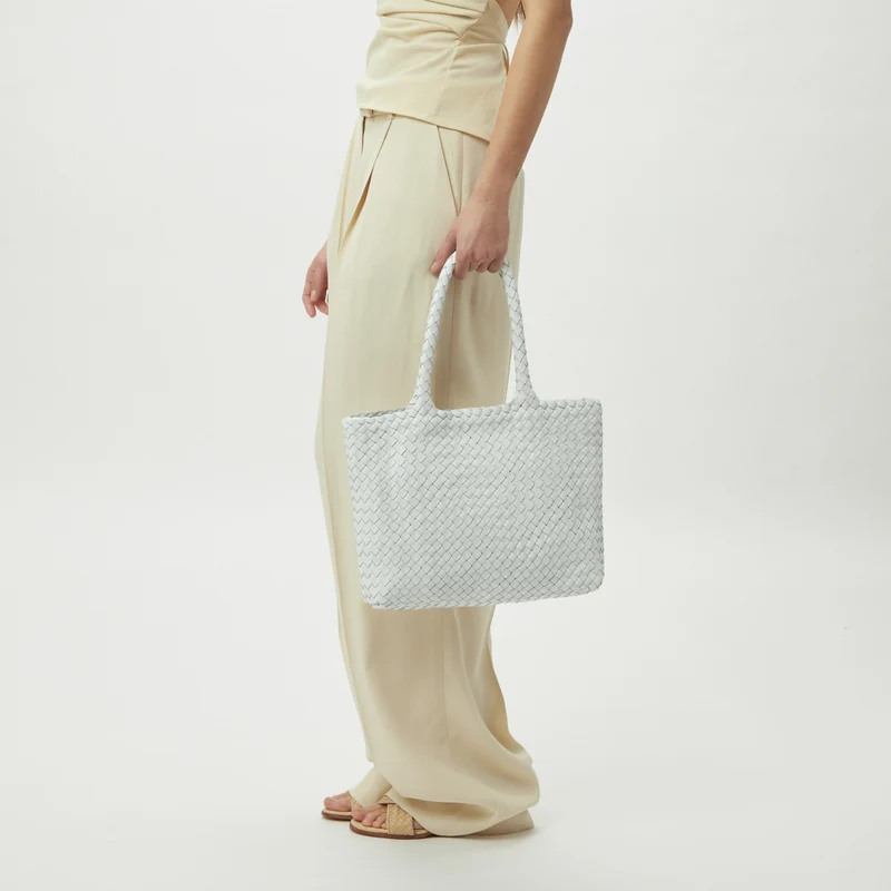 The Mini Elena Woven Handbag
