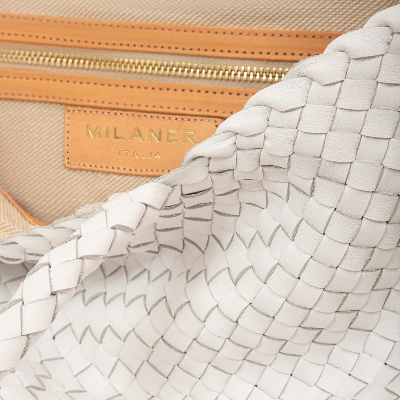 The Mini Elena Woven Handbag