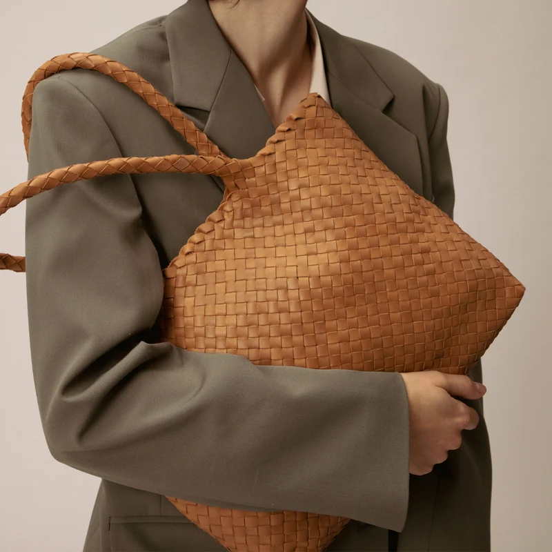 The Mini Elena Woven Handbag