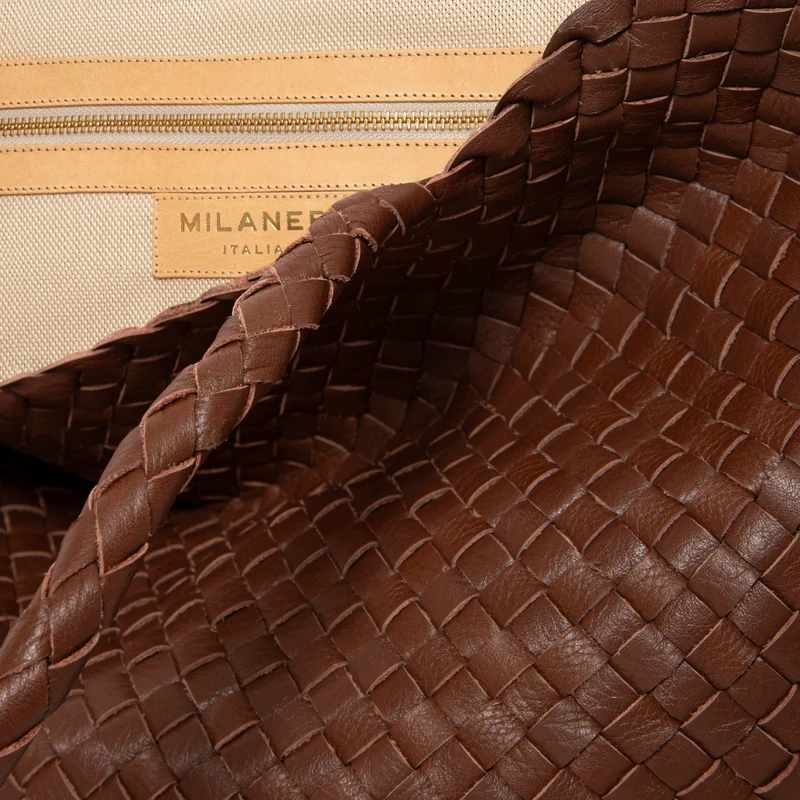 The Mini Elena Woven Handbag