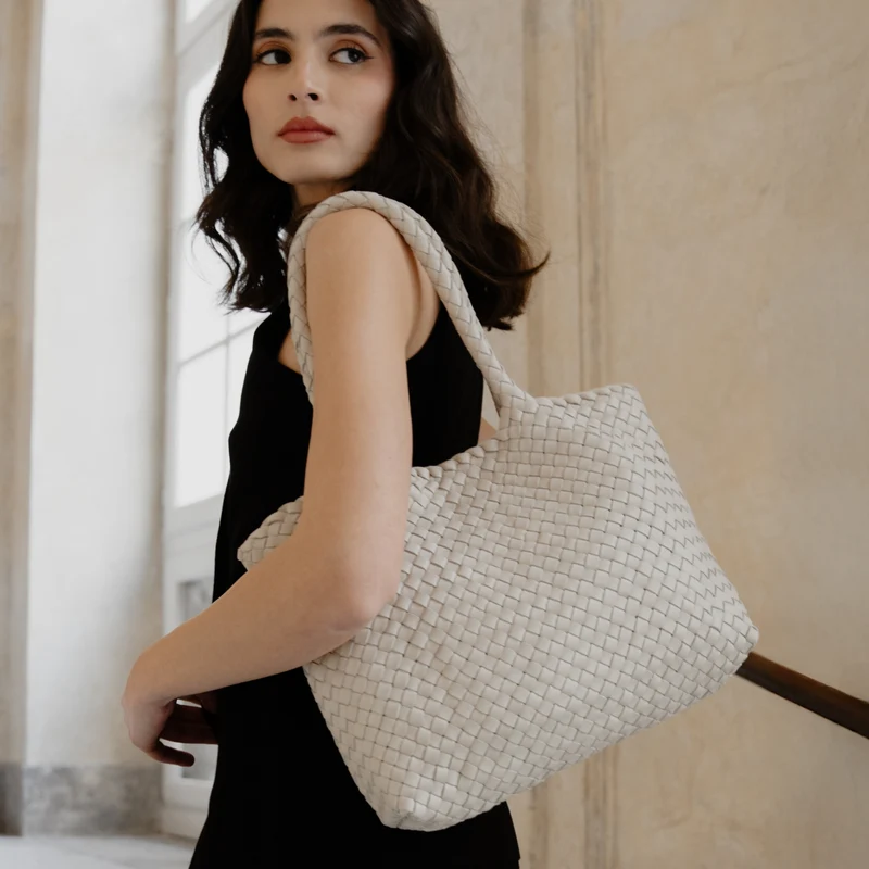 The Mini Elena Woven Handbag