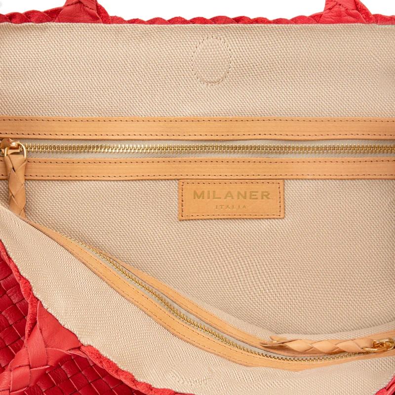 The Mini Elena Woven Handbag
