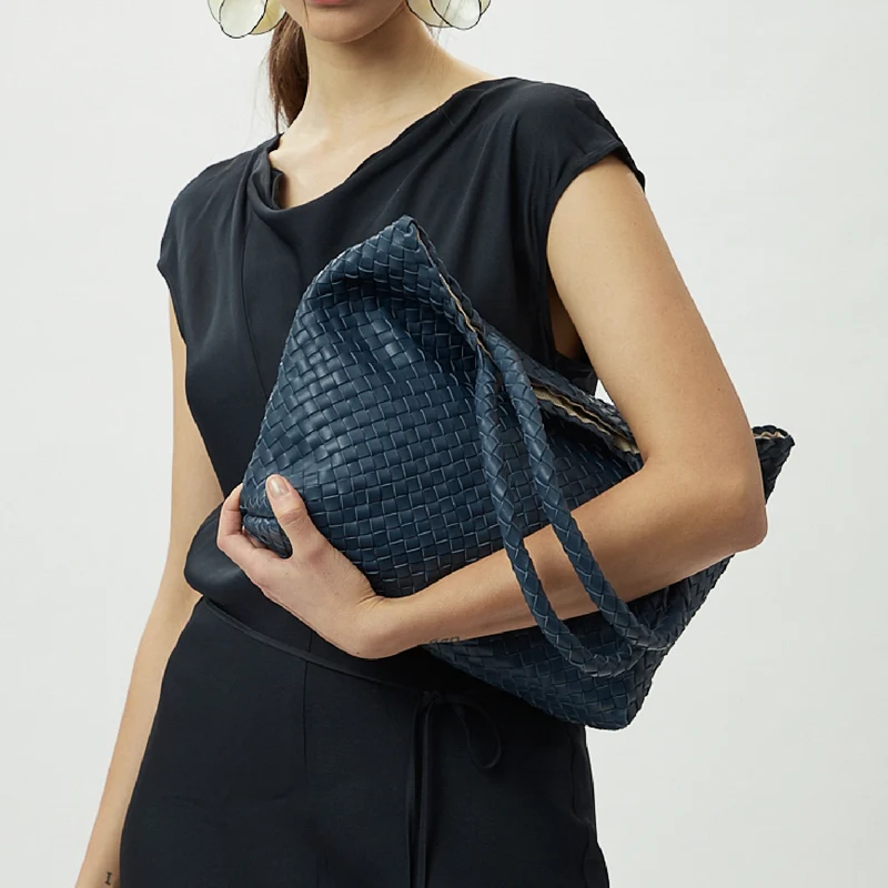 The Mini Elena Woven Handbag