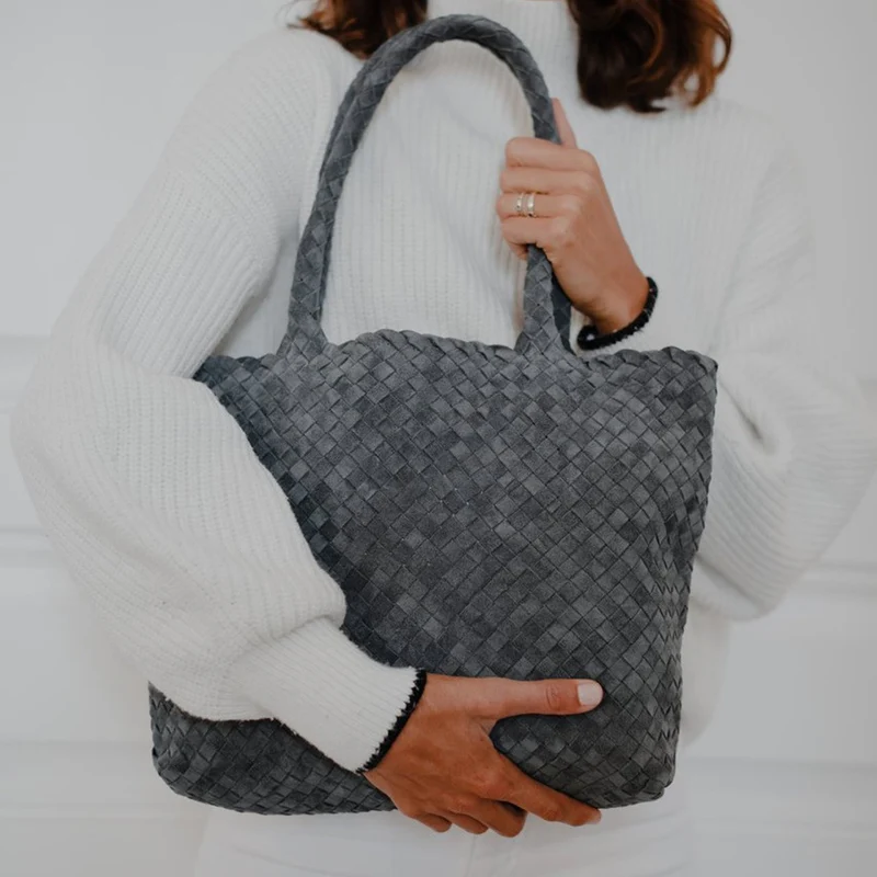 The Mini Elena Woven Handbag