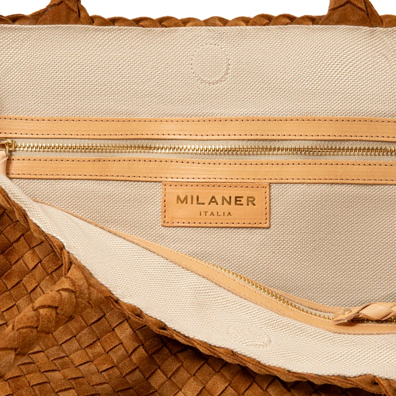 The Mini Elena Woven Handbag