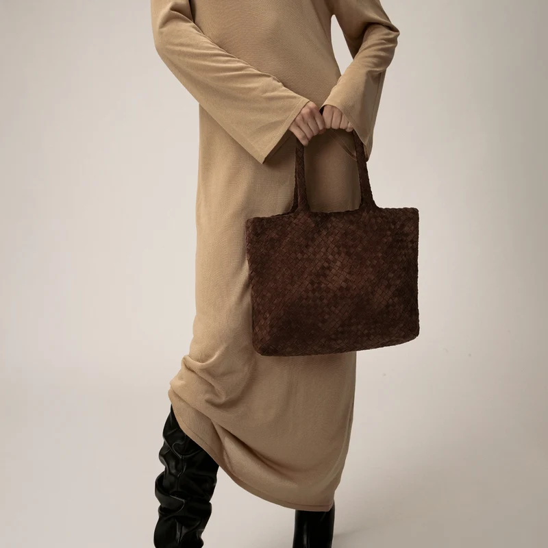 The Mini Elena Woven Handbag