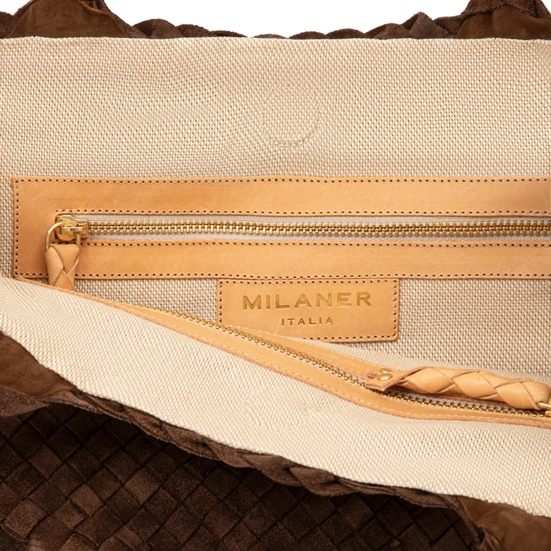 The Mini Elena Woven Handbag