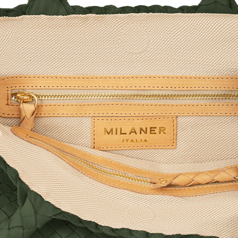 The Mini Elena Woven Handbag