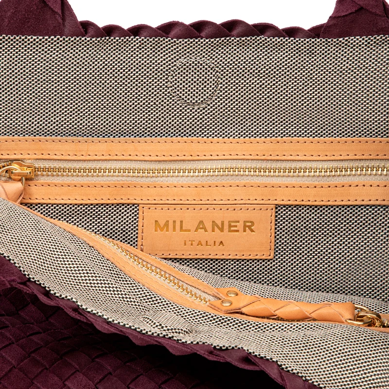 The Mini Elena Woven Handbag
