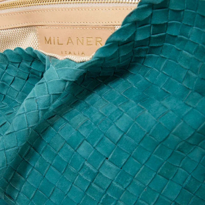 The Mini Elena Woven Handbag