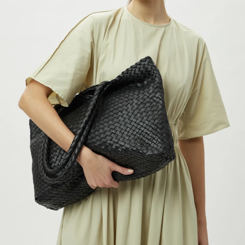 The Travel Elena Woven Handbag