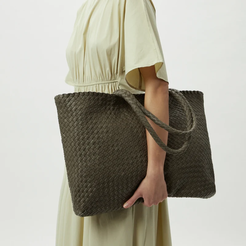 The Travel Elena Woven Handbag