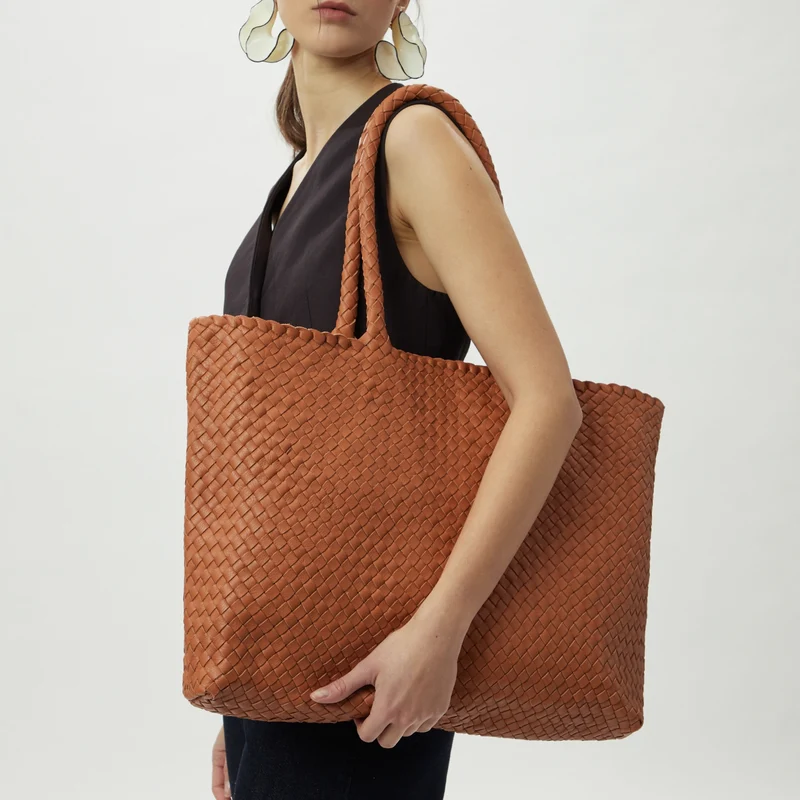 The Travel Elena Woven Handbag