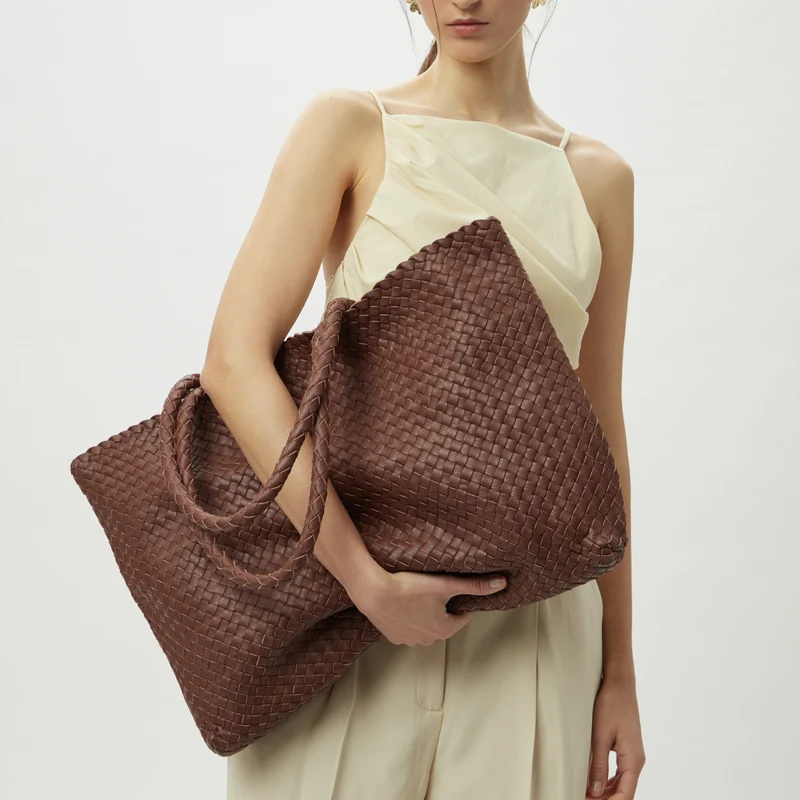 The Travel Elena Woven Handbag