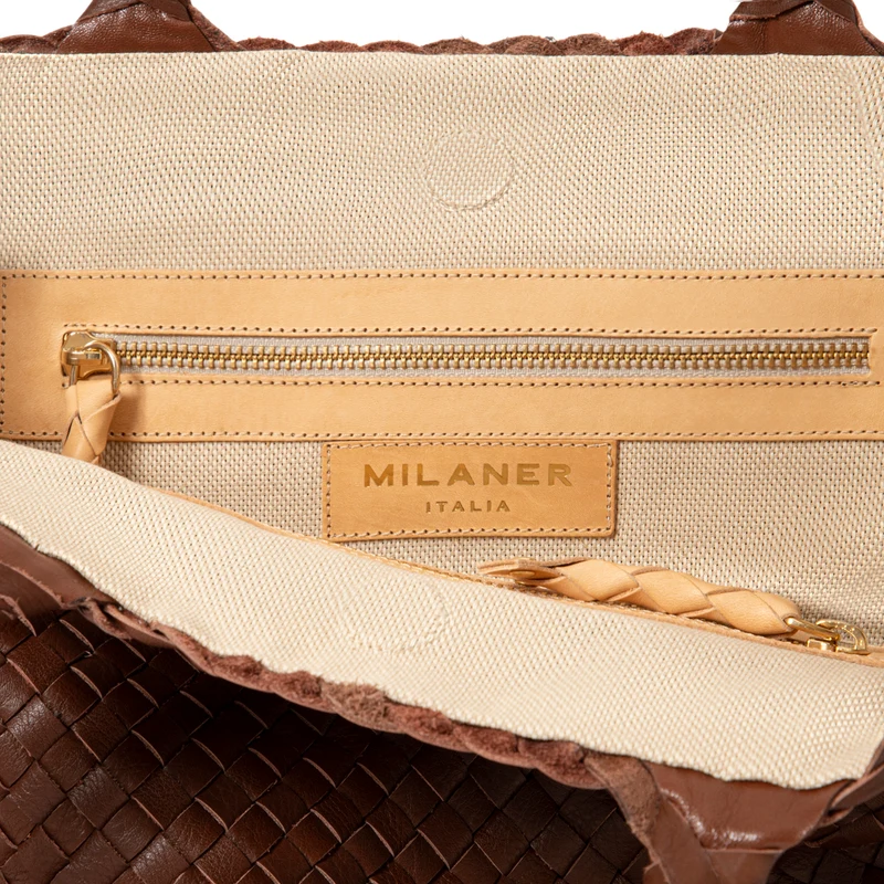 The Travel Elena Woven Handbag