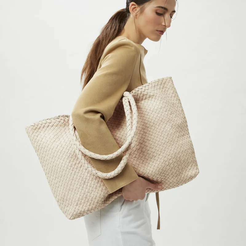 The Travel Elena Woven Handbag