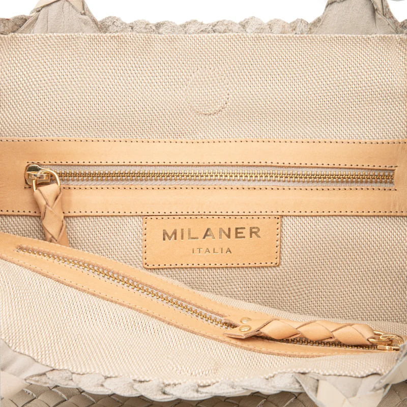 The Travel Elena Woven Handbag