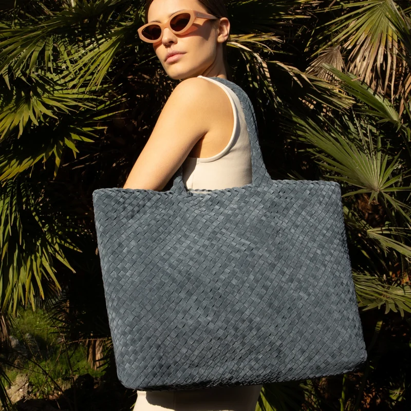 The Travel Elena Woven Handbag