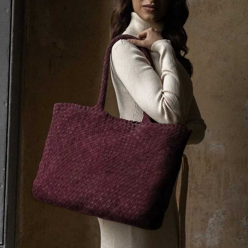 The Travel Elena Woven Handbag